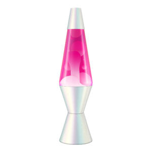14.5″ Lava Lamp Opalescent Pearl