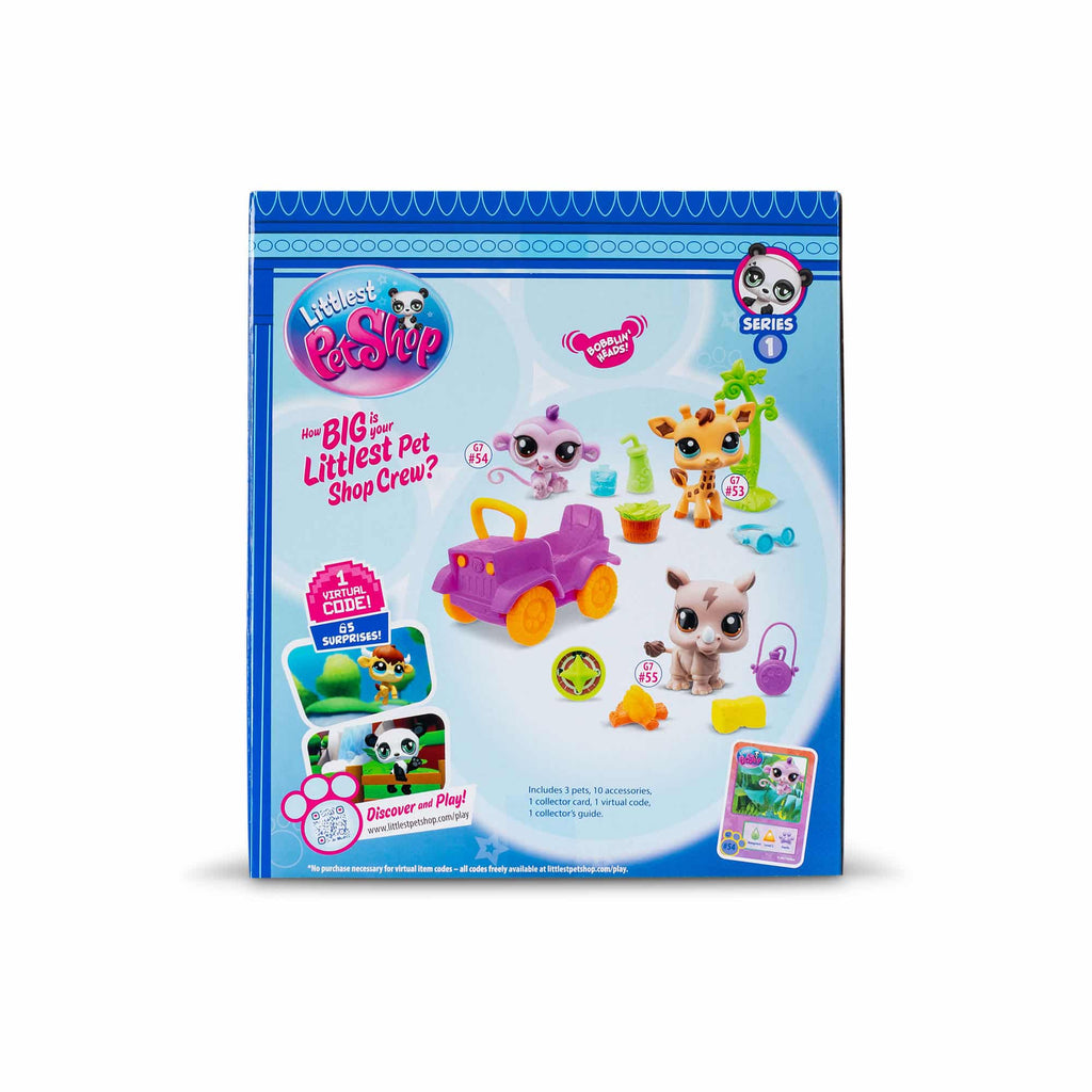 Littlest Pet Shop - Safari Play Pack - Package Back