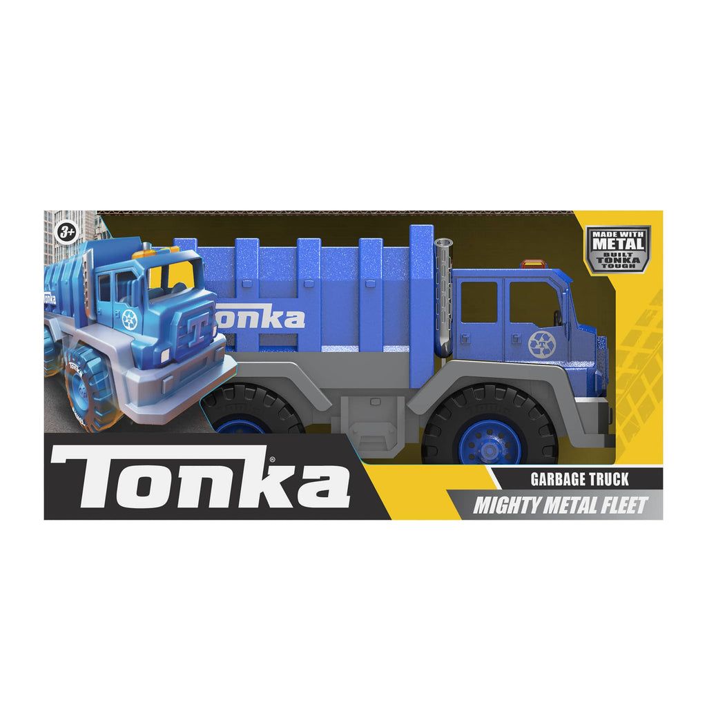 Tonka Mighty Metals Fleet Garbage Truck Package