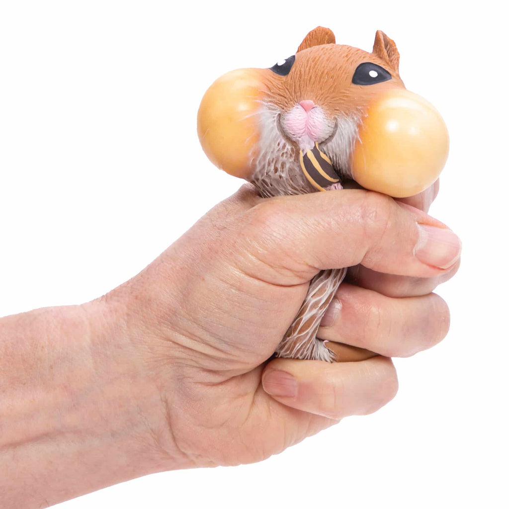 Chonky Cheeks Hamsters - Brown Squeezed