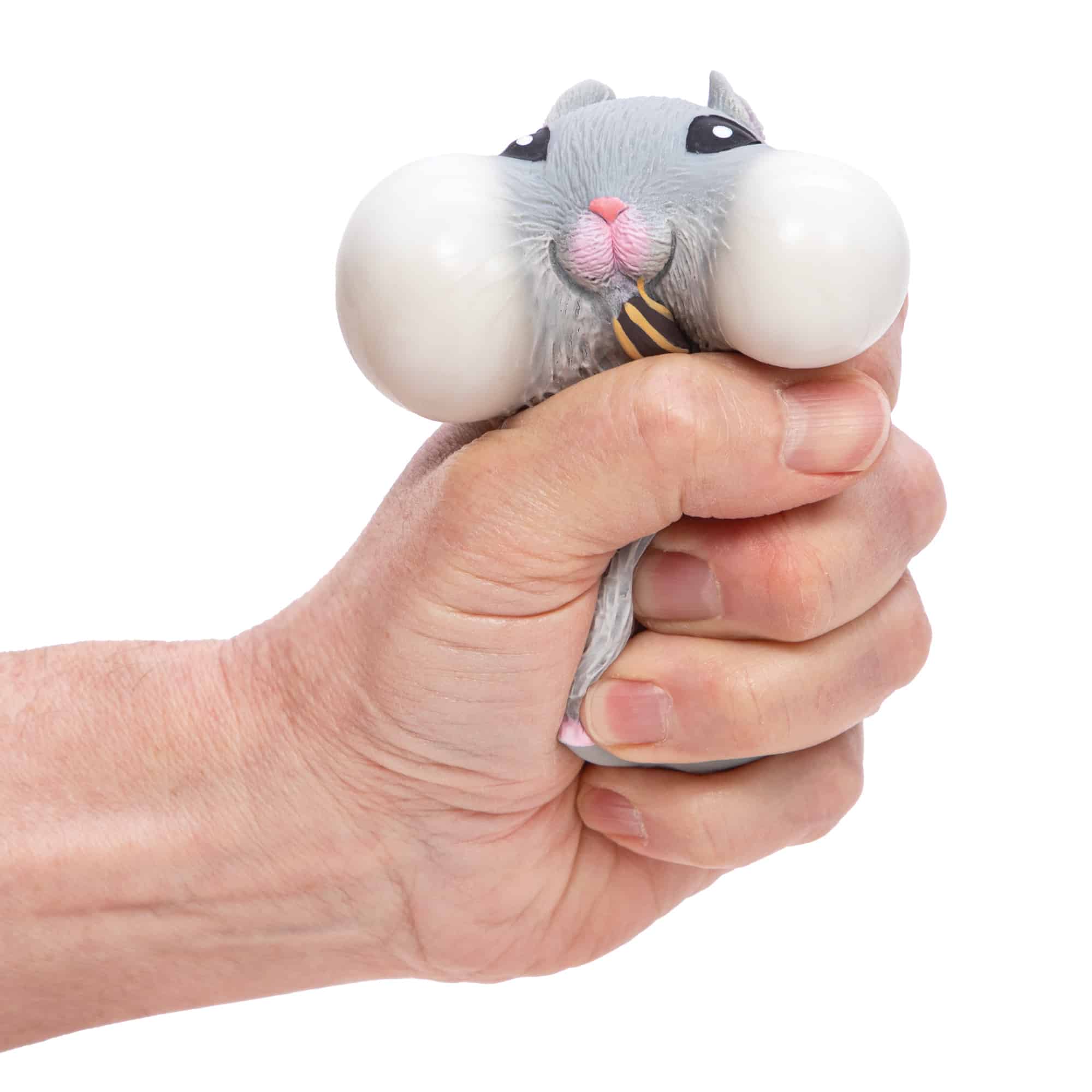 Chonky Cheeks Hamsters - Grey Squeezed