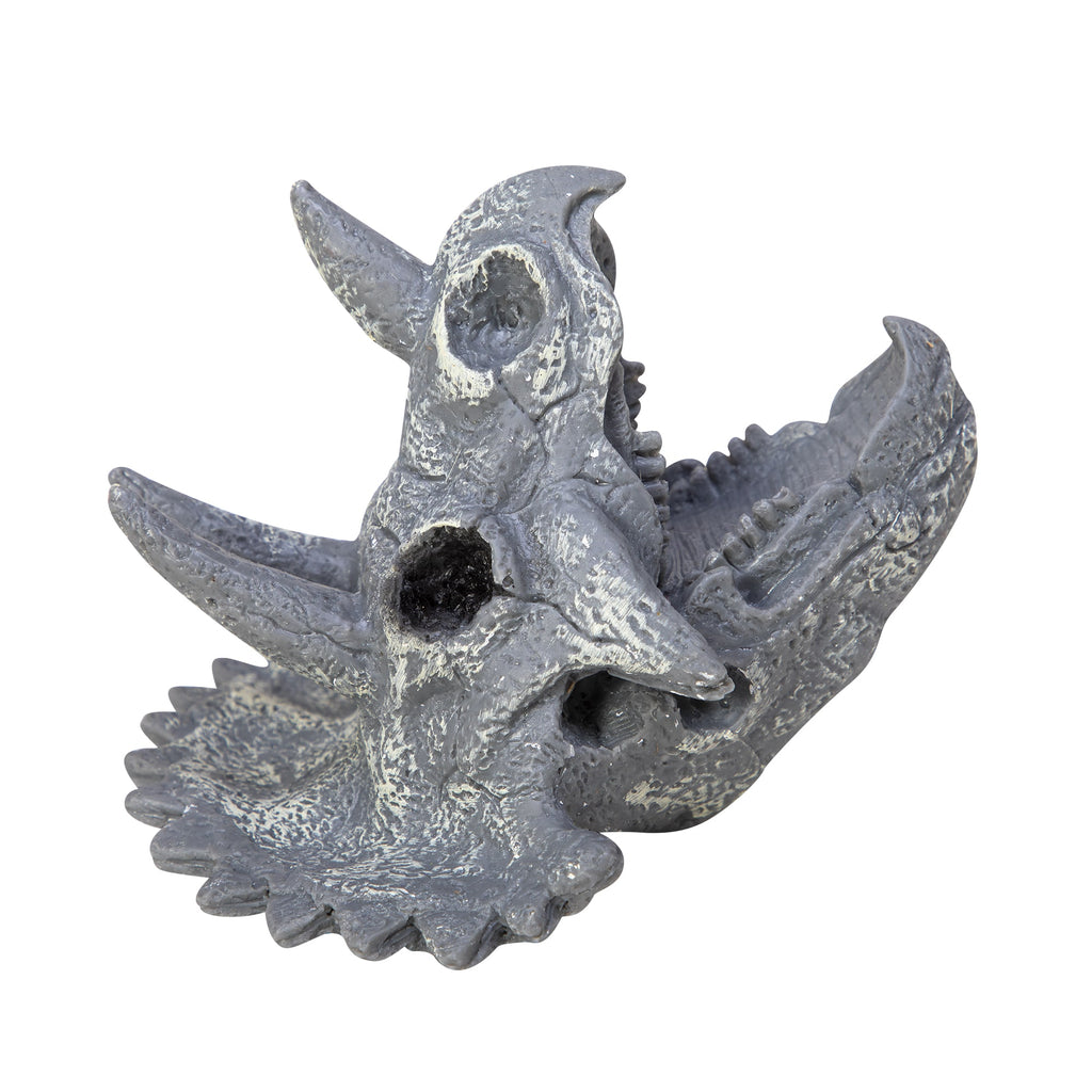 Dino Skull Hand Puppet - Triceratops Right Open