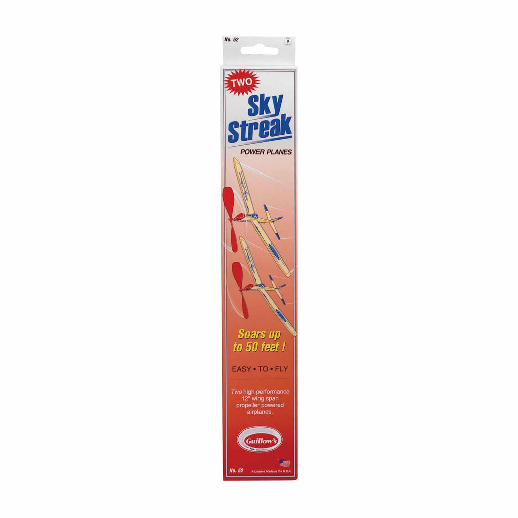 Sky Streak Balsa Planes Boxed - Package Front
