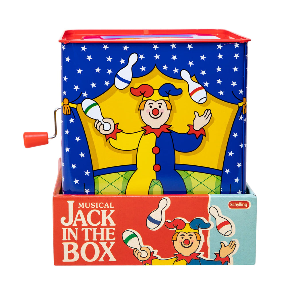 Jester Jack in the Box Unpopped Package Tray Back