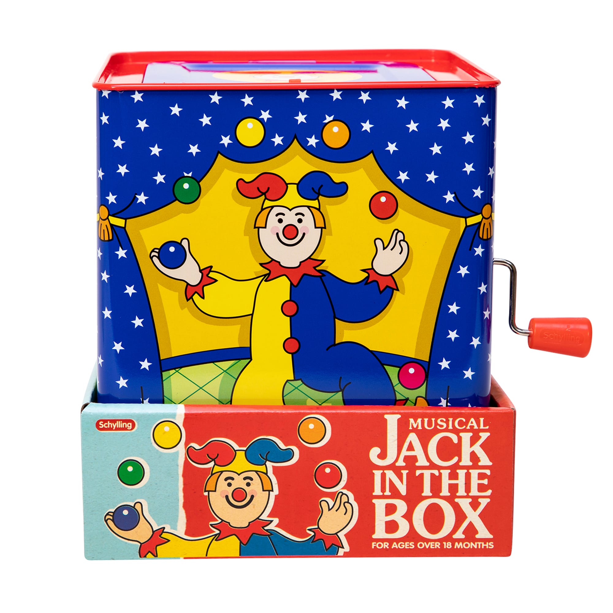 Jester Jack in the Box Unpopped Package Tray Front