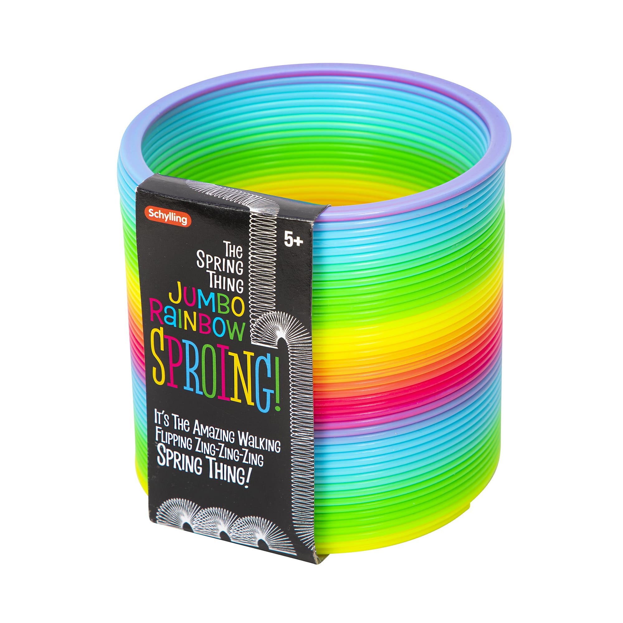 Jumbo Rainbow Sproing in Package Angle Left