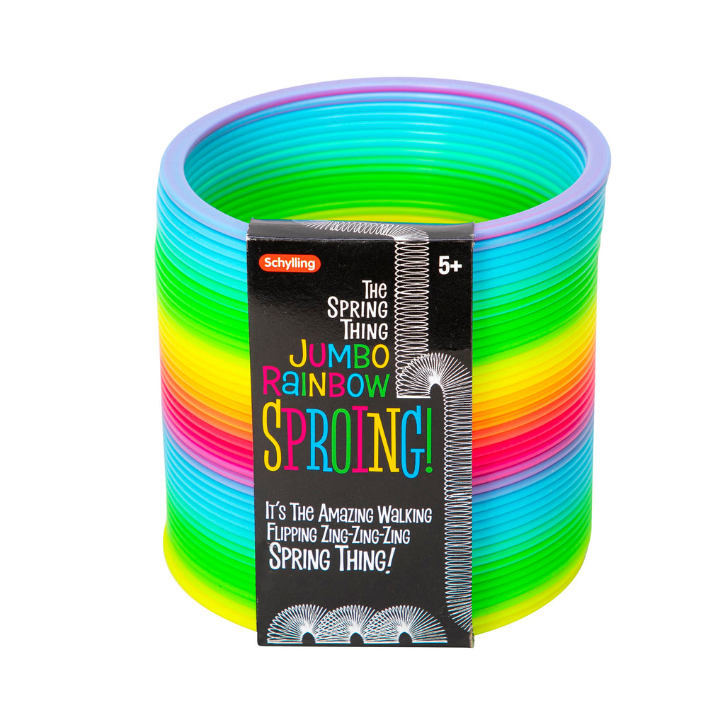 Jumbo Rainbow Sproing in Package Front