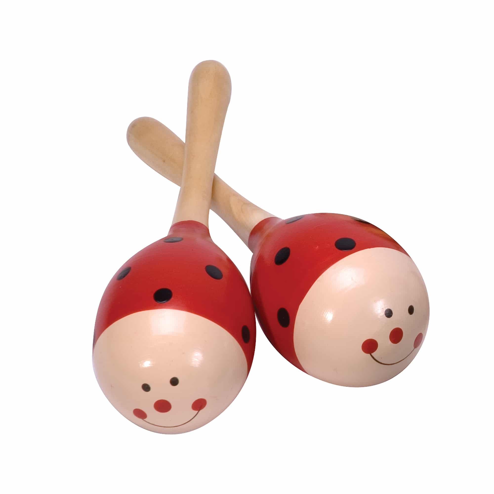 Wooden Maracas Red
