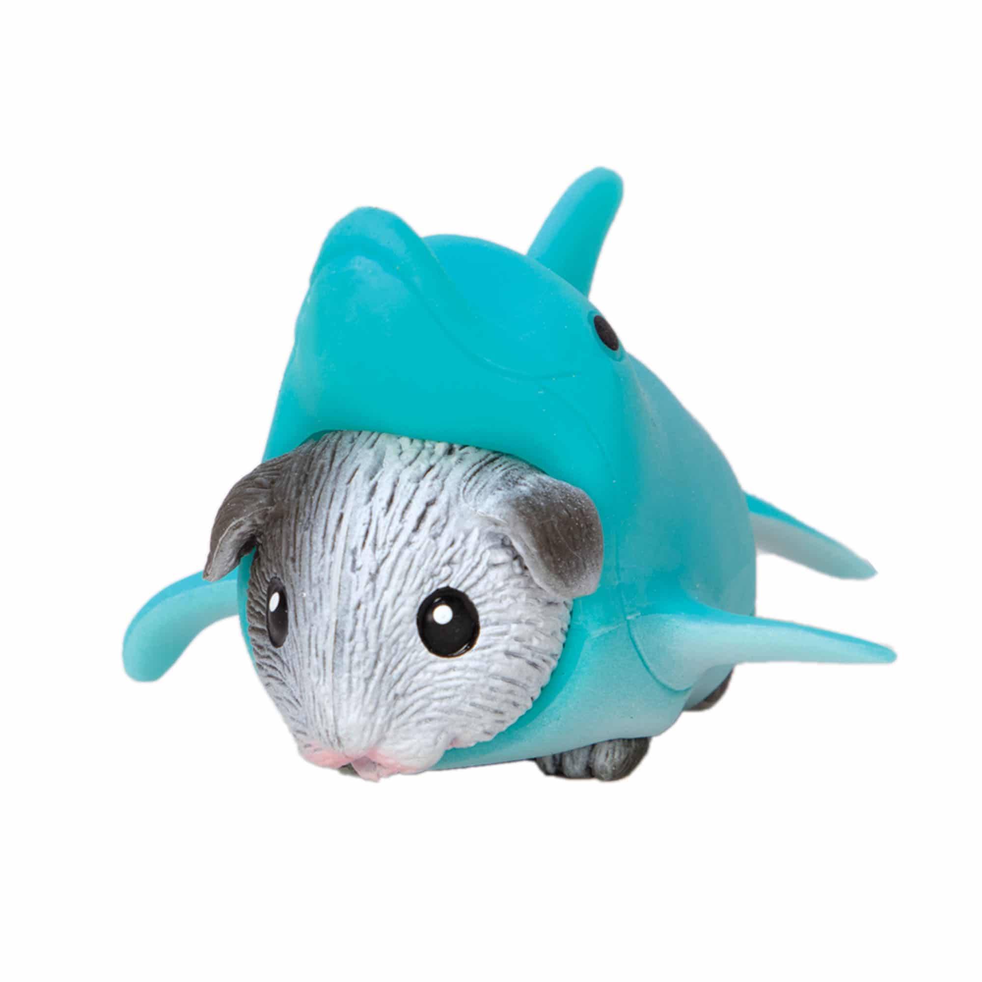Party Animal squishy Guinea pig toy in a dolphin costume