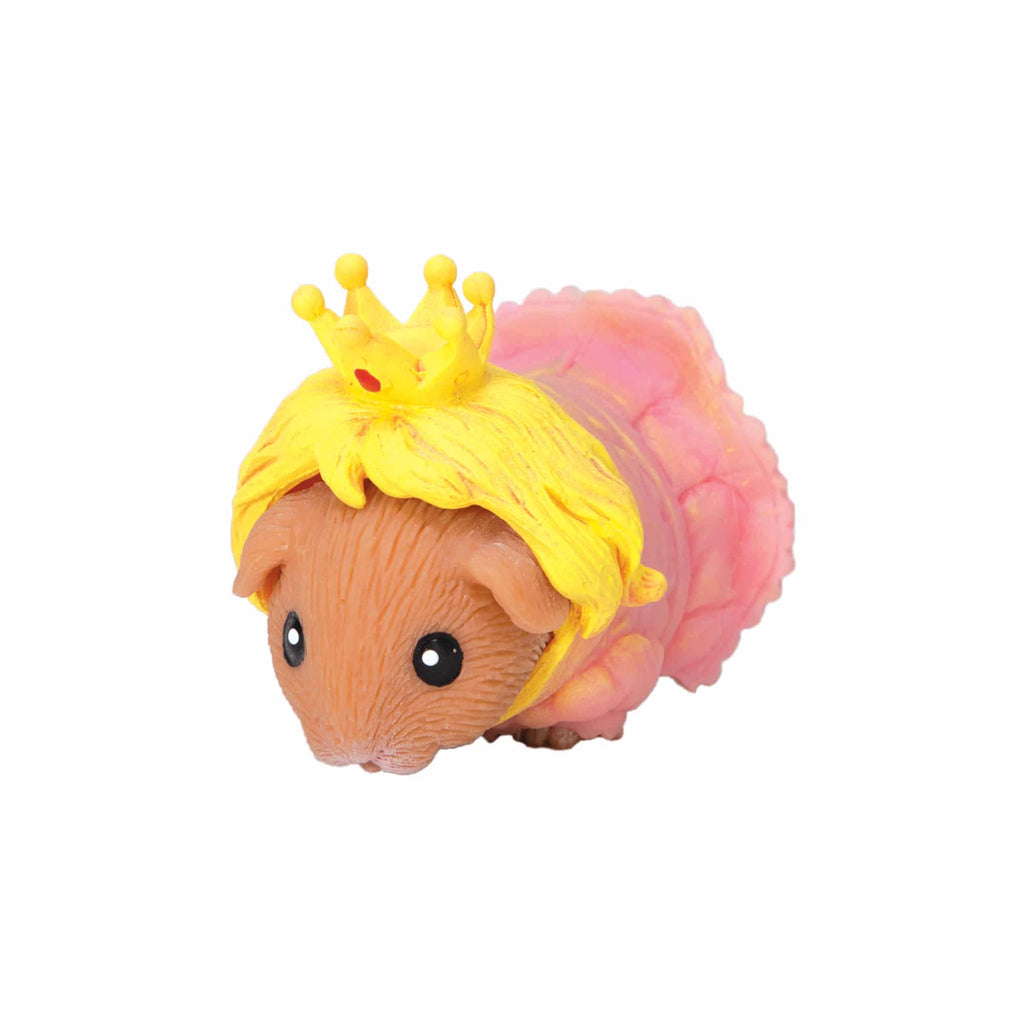 Party Animal squishy Guinea pig toy in a princess costume