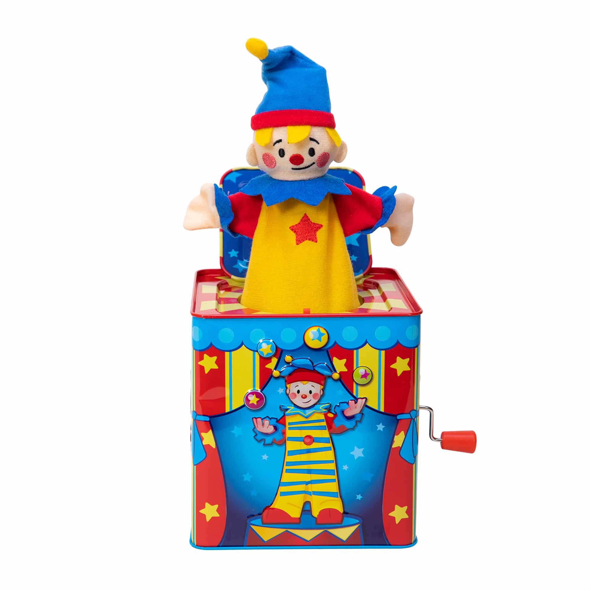 Silly Circus Jack in the Box Clown Popped Front