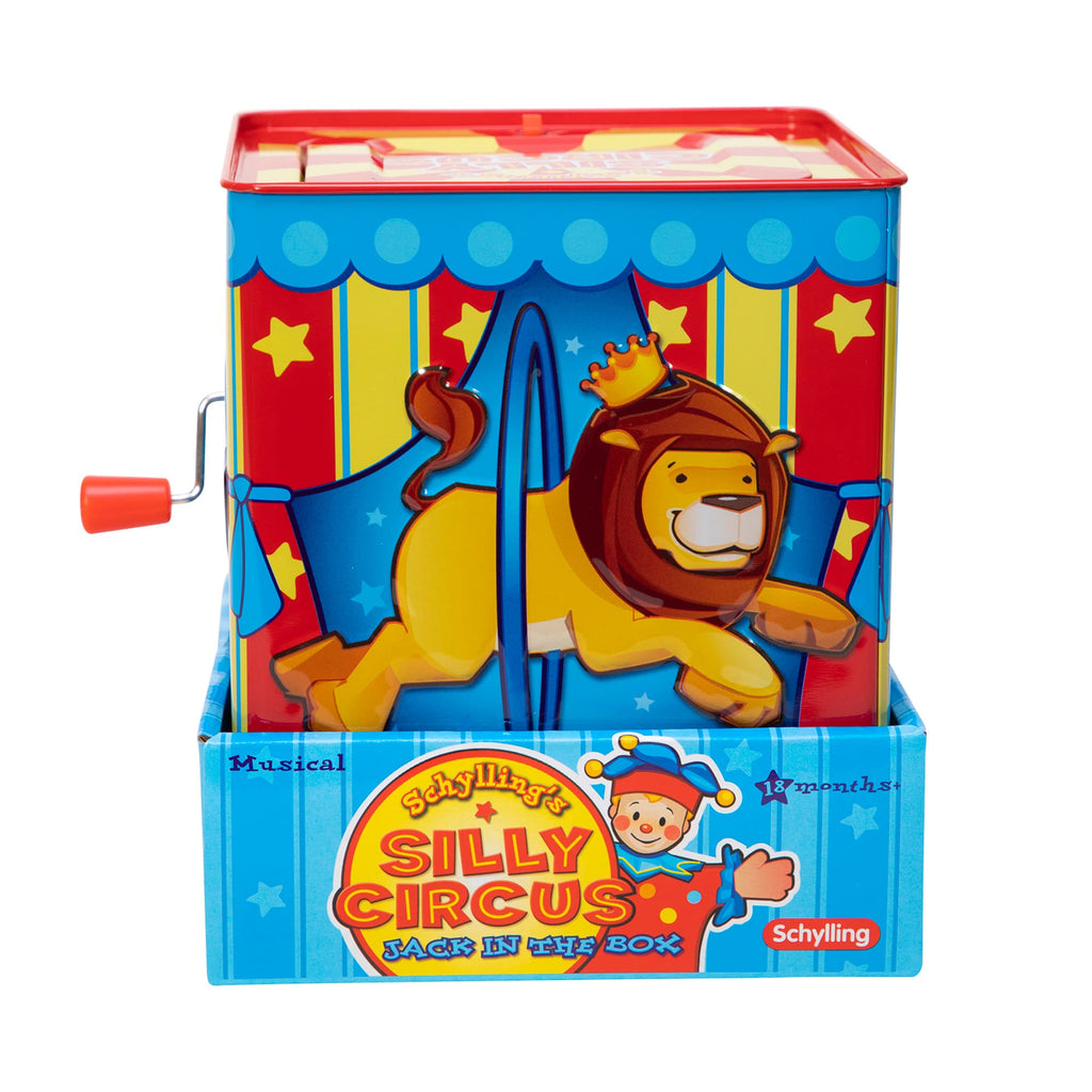 Silly Circus Jack in the Box in Package Tray Back Closed