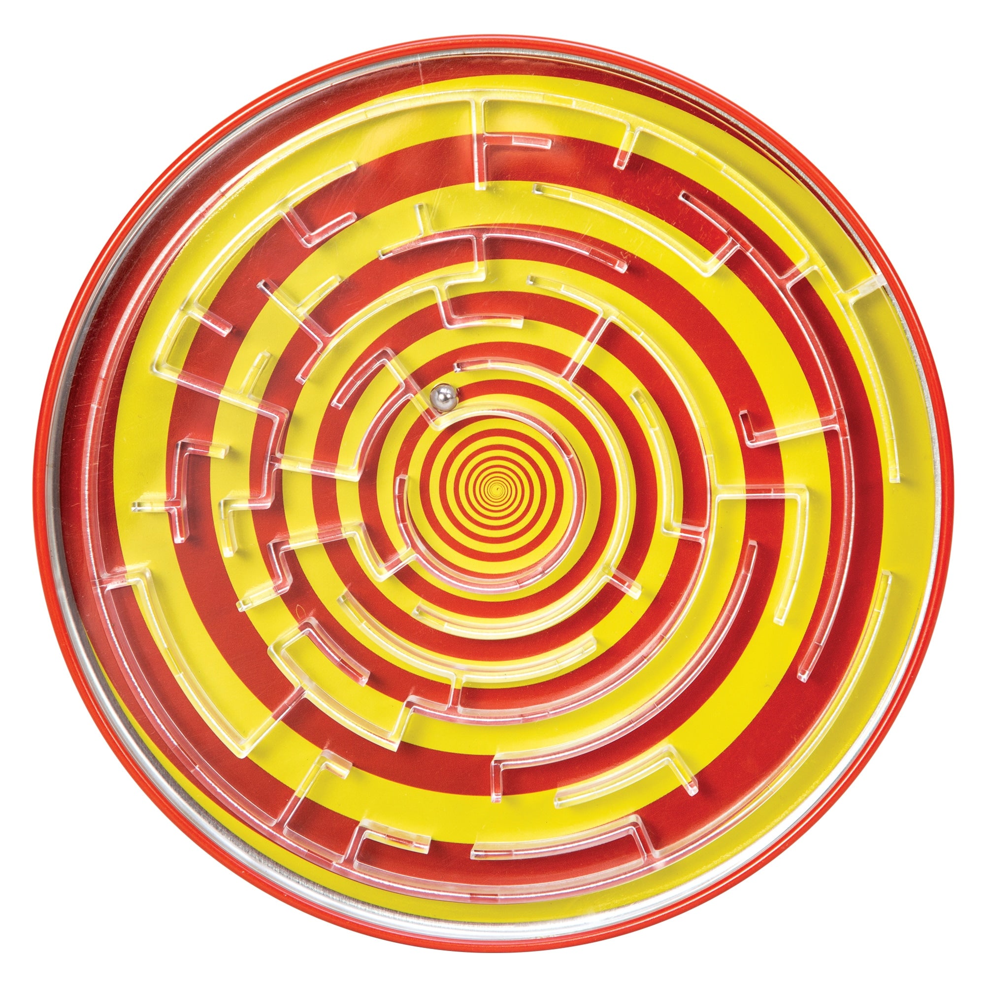 Tin BB Maze - Red and Yellow